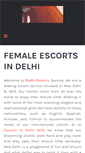Mobile Screenshot of femaledelhiescorts.in